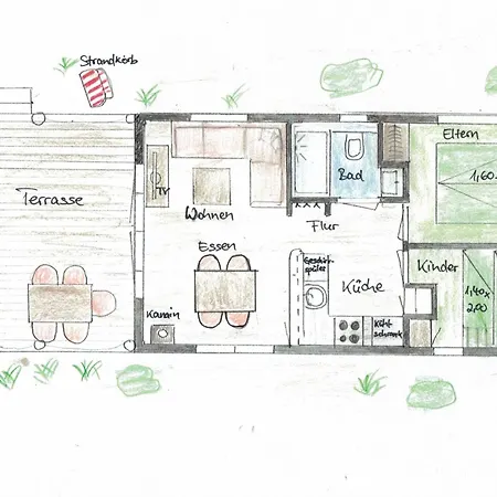 Dom wakacyjny Ostseeferienpark Walkyrien - Kapitaen 19 Kagelbusch